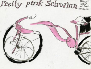 pretty pink schwinn